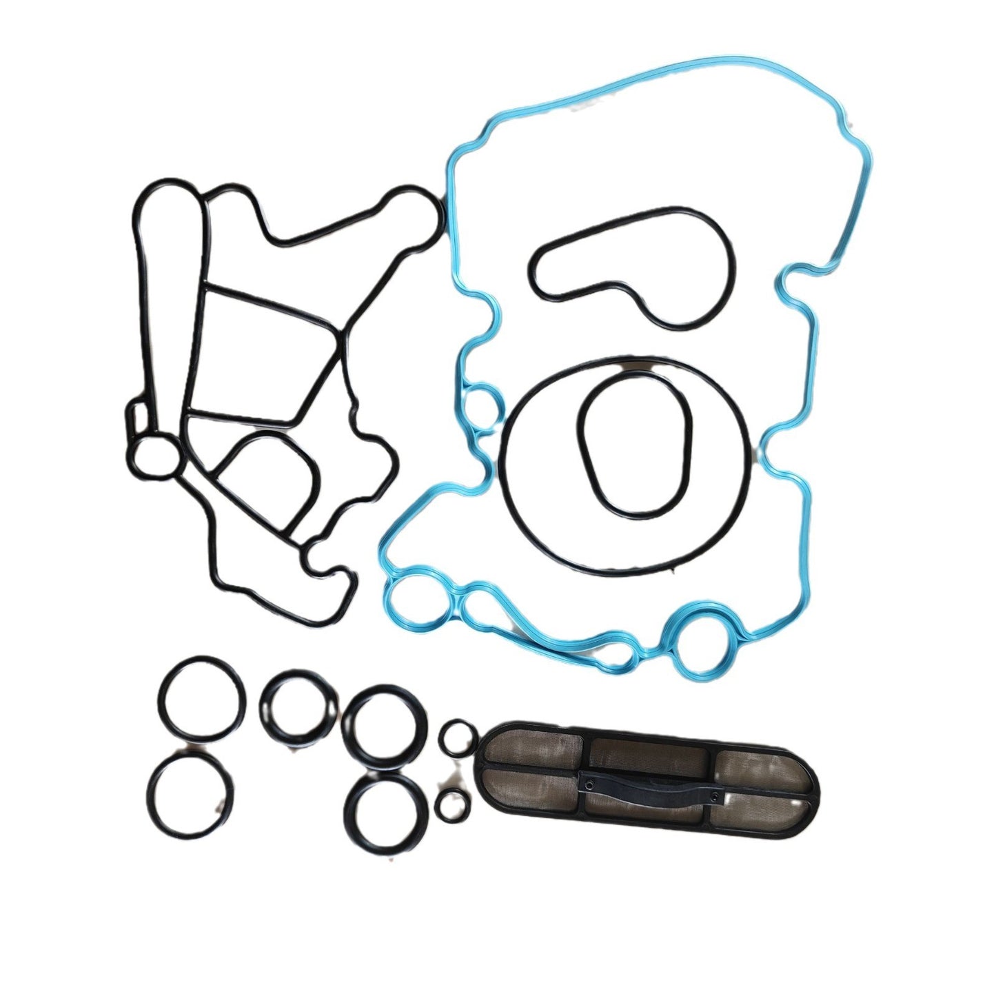 Oil Cooler Gasket Kit  for  Ford 6.0L Powerstroke Diesel F250 F350 F450 F550 E350 3C3Z6A642CA / 3C3Z9N693A