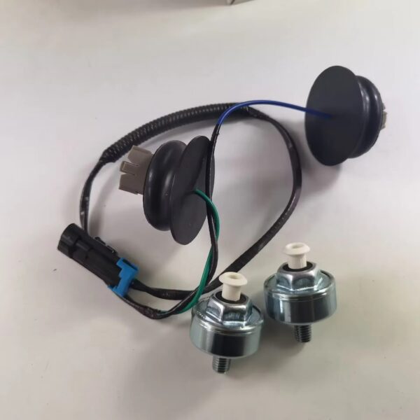 Knock Sensor with Harness Pair Kit Set for Chevy GMC Silverado Sierra Cadillac 10456603, 12575869, 12589867, 12597415, 12601822 - Image 2