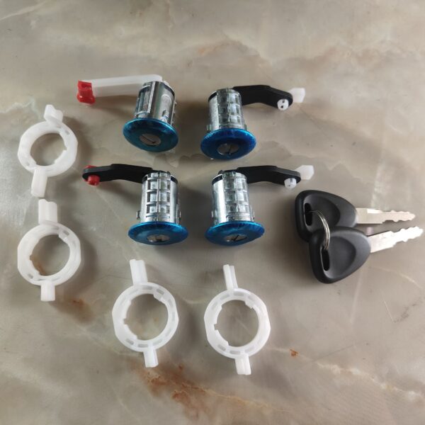 4x LOCK CYLINDER LOCK DOOR LOCK FOR RENAULT MASTER 2 OPEL MOVANO INTERSTAR 7701470945 7701470944 7701470952 256524 - Image 5