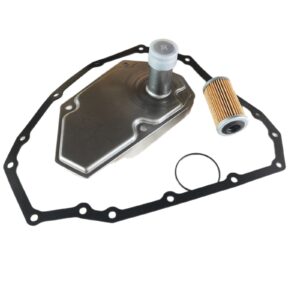 Transmission Oil Filters & Pan Gasket Set For 12-19 Nissan Sentra Versa Note 31728-3JX0A 31728-3JX0B RE0F11A 3172628X0A