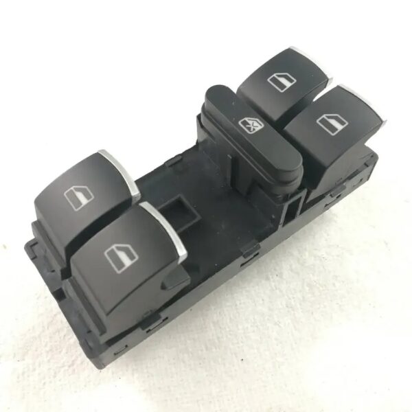 For VW Touran Tiguan Passat B6 B7 CC Golf Mk5 MK6 Jetta III AMAROK Driver Side Master Window Controller Switch Chrome 5ND959857 - Image 2