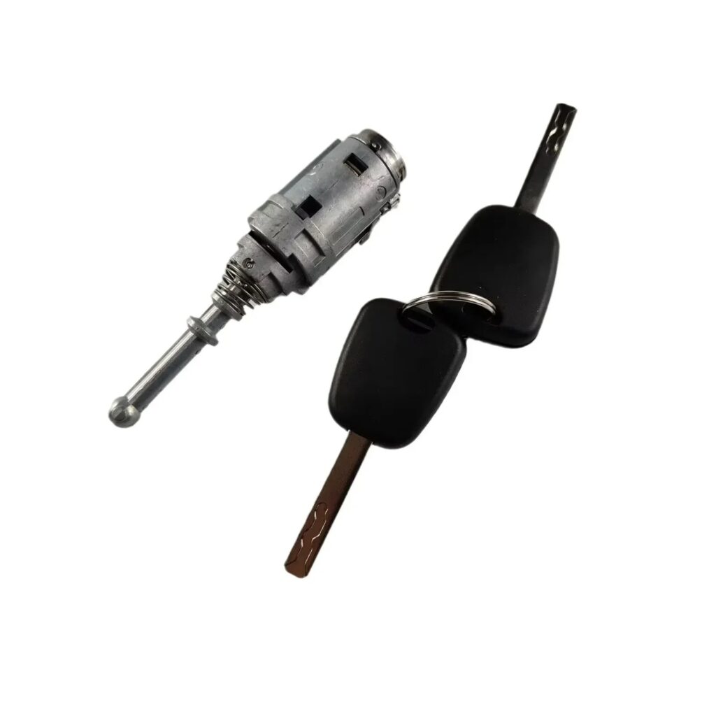 9170T9 9170W9 9170T5 256924 FRONT LEFT DOOR LOCK BARREL FOR CITROEN C2 C3 2002-2010 with 2 keys