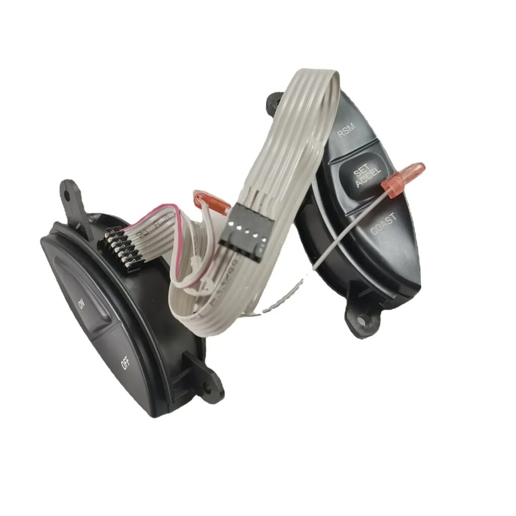 Steering Wheel Cruise Control Switch Button Kit, F87A9D809BA, F87Z9C888BB for Ford Ranger Explorer Sport Trac, F150, Mercury Mountaineer, Maz